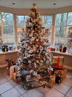 Kerstboom, sneeuw, Lichtjes en Geerlande, Ophalen, Zo goed als nieuw, Kerst of Sinterklaas