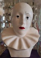 Vintage/Jaren 80/Buste/Hollywood Regency/Pierrot, Antiek en Kunst, Curiosa en Brocante, Ophalen of Verzenden