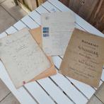 Oude Notaris documenten, Antiek en Kunst, Ophalen of Verzenden