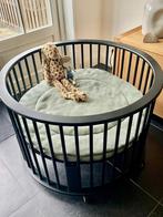 Bopita Box Rondo Matt Zwart - Zo goed als nieuw!, Ophalen, Zo goed als nieuw, Ledikant