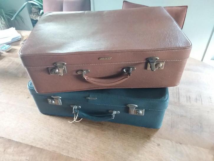 2 nette brocante vintage  stewardess koffer merk antler, Sieraden, Tassen en Uiterlijk, Koffers, Zo goed als nieuw, Ophalen of Verzenden