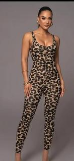 Nieuw luipaard print Jumpsuit met hoge stretch maat L, Kleding | Dames, Jumpsuits, Ophalen of Verzenden, Nieuw, Maat 42/44 (L)