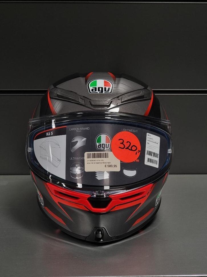 AGV K6 S Slashcut, maat xxl outlet., Motoren, Kleding | Motorhelmen, Dames, Heren, Integraalhelm, XXL, AGV, Nieuw met kaartje