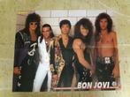 Poster Jon Bon Jovi A2 42x52cm Bravo New Kids on the Block, Rechthoekig Liggend, Ophalen of Verzenden, Zo goed als nieuw, A1 t/m A3