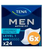 6 x 24 Tena Men level 1, Ophalen of Verzenden, Nieuw