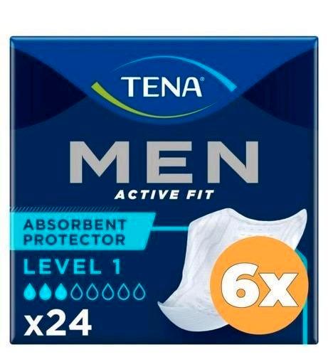 6 x 24 Tena Men level 1, Diversen, Verpleegmiddelen, Nieuw, Ophalen of Verzenden