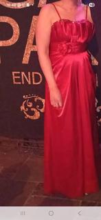 Rode galajurk met sjawl maat 36, Galajurk, Ophalen of Verzenden, Maat 36 (S), Gedragen
