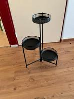 Plantentafeltje zgan, Huis en Inrichting, Ophalen, Minder dan 55 cm, Metaal of Aluminium, Rond