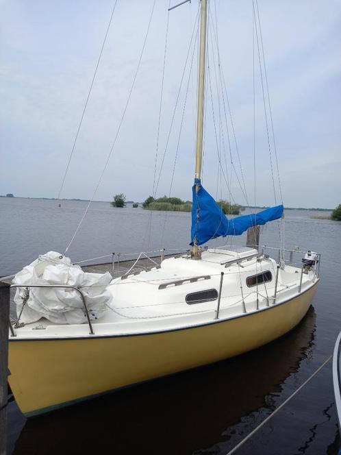 zeilboot met midzwaard Marina 23, Watersport en Boten, Kajuitzeilboten en Zeiljachten, Gebruikt, Polyester, 6 tot 9 meter, Benzine