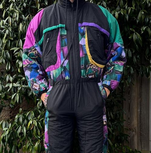 Vintage Retro Skipak S/M, Kleding | Heren, Wintersportkleding, Gedragen, Pak, Maat 48/50 (M), Ophalen of Verzenden