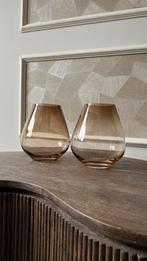 Tasman vaas M smokey taupe, Huis en Inrichting, Overige kleuren, Nieuw, Ophalen of Verzenden, Glas