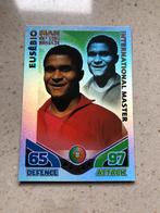 Topps Match Attax WK 2010 Eusebio Master, Hobby en Vrije tijd, Stickers en Plaatjes, Ophalen of Verzenden, Zo goed als nieuw, Plaatje