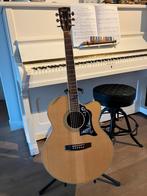 Cort jumbo SJ-5F akoestische gitaar met element, Muziek en Instrumenten, Snaarinstrumenten | Gitaren | Akoestisch, Ophalen, Zo goed als nieuw