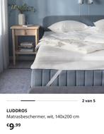 Matrasbeschermer Luddros, Huis en Inrichting, Slaapkamer | Bedden, Ophalen, Eenpersoons, Wit, Zo goed als nieuw