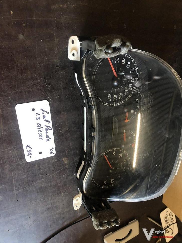 Fiat Panda 1.3 bwjr '06 km tellerklok, Auto-onderdelen, Dashboard en Schakelaars, Gebruikt, Ophalen of Verzenden