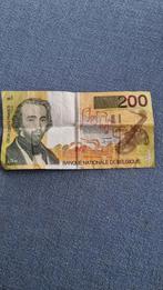 Biljet 200 frank, Ophalen of Verzenden