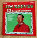 Jim Reeves - 12 Songs of Christmas. LP, Ophalen of Verzenden, 1960 tot 1980, Gebruikt, 12 inch