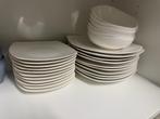 Xenos wit porseleinen servies, Huis en Inrichting, Keuken | Servies, Ophalen of Verzenden, Porselein, Bord(en)