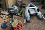 Hydroforce 230 boot met Yamaha 2,5pk 4-takt en strandwielen, Watersport en Boten, Rubberboten, Airdeck, Zo goed als nieuw, Benzine