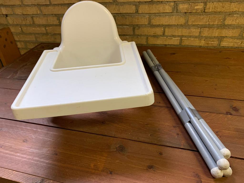 Ikea kinderstoel met blad, Kinderen en Baby's, Kinderstoelen, Ophalen, Gebruikt, Overige typen