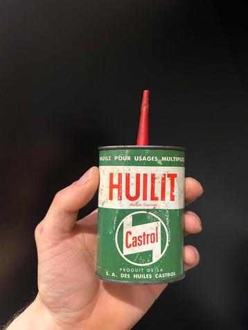 Olieblik olie blik handy oil Castrol huilit oil can vintage beschikbaar voor biedingen
