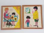 Vintage puzzel VermandeZaalberg N.V. puzzels schoolmateriaal, Ophalen