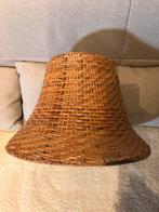 Rieten lampenkap, Huis en Inrichting, Lampen | Lampenkappen, Ophalen, Zo goed als nieuw, Rond, 25 tot 50 cm