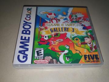 Game & Watch Gallery 3 Game Boy Color GBC Game Case beschikbaar voor biedingen
