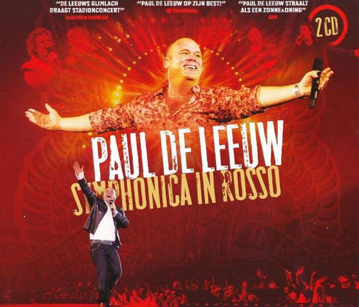 dubbel C.D. (2007) Paul de Leeuw - Symphonica in Rosso, Cd's en Dvd's, Cd's | Nederlandstalig, Gebruikt, Pop, Ophalen of Verzenden