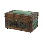 Antieke Houten Naaidoos Tramp Art Volkskunst Uniek Stuk 1928, Ophalen of Verzenden