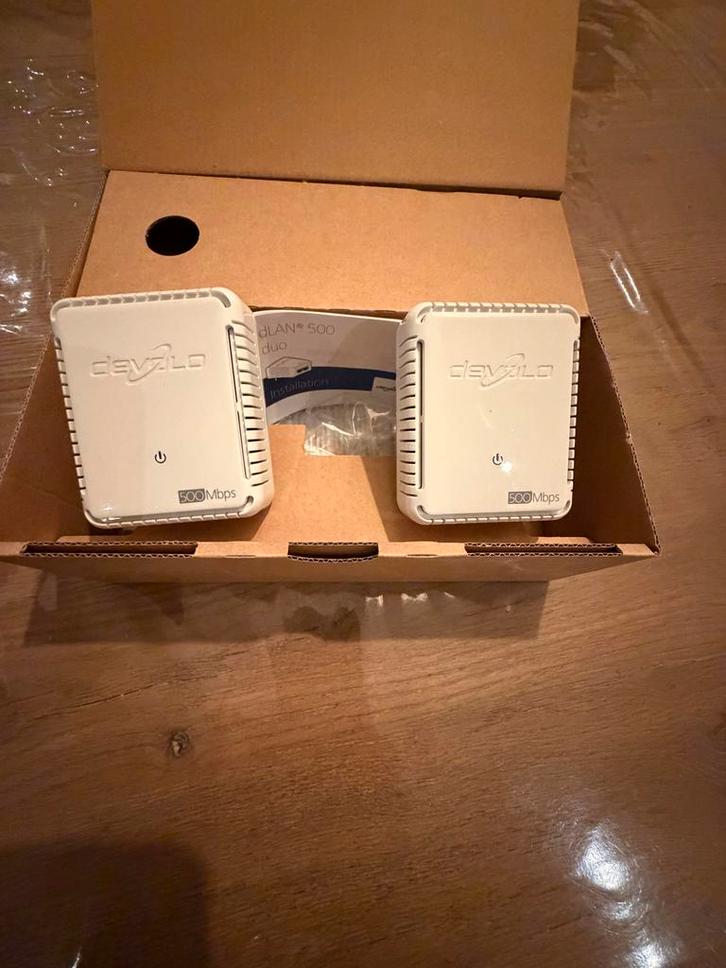 Devolo dLAN 500 duo starter kit, Computers en Software, Powerlines, Gebruikt, Ophalen of Verzenden