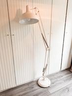 Witte metalen staande lamp, Ophalen, Zo goed als nieuw, Metaal