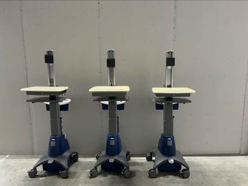 Ergotron mobiele laptop-tafels / werkplek 3 stuks beschikbaar voor biedingen
