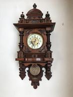 antieke Gustav Becker  vrijslinger wandklok notenhout - nr 3, Antiek en Kunst, Ophalen