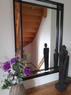 Wandtafel met spiegel - Metaal & Glas, Huis en Inrichting, Woonaccessoires | Spiegels, 100 tot 150 cm, Ophalen of Verzenden, Zo goed als nieuw