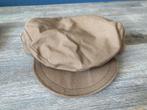 Platte pet - Flat cap beige maat 56, Ophalen of Verzenden, Nieuw, 57 cm (M, 7⅛ inch) of minder, Pet