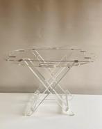 Jaren 80 design plexiglas bijzettafel, Ophalen of Verzenden, Huis en Inrichting