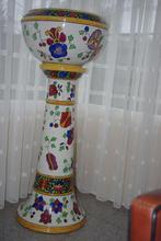Bloempot met Piedenstal  ( Antiek, Antiek en Kunst, Verzenden
