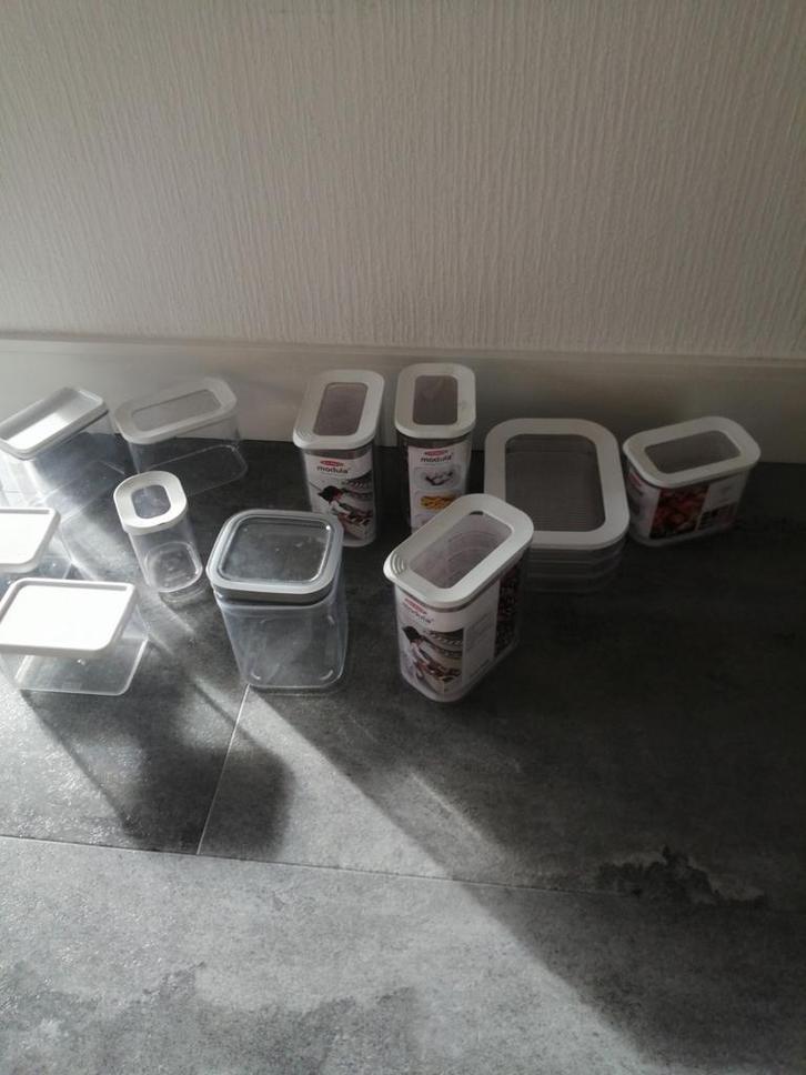 Rosti Mepal Modula Voorraadbus Set, Huis en Inrichting, Keuken | Keukenbenodigdheden, Zo goed als nieuw, Ophalen of Verzenden