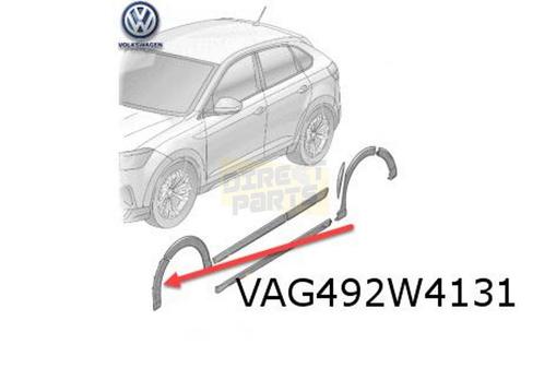 Volkswagen Taigo (2/22-) wielkuiplijst Links op voorbumper (, Auto-onderdelen, Carrosserie en Plaatwerk, Spatbord, Volkswagen