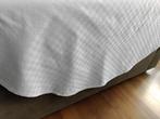 Rond wit damast tafellaken tafelkleed  160 cm, Huis en Inrichting, Keuken | Textiel, Ophalen of Verzenden, Zo goed als nieuw, Wit