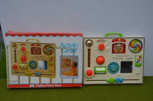 Vintage Fisher Price Activity Centre nog in doos uit 1977, Kinderen en Baby's, Speelgoed | Fisher-Price, Gebruikt, Speelset, Met geluid