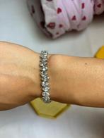 Matrix tennis bracelet pear cut swarovski, Sieraden, Tassen en Uiterlijk, Armbanden, Ophalen of Verzenden, Zo goed als nieuw, Zilver