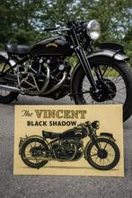 Vincent Black Shadow bord, Verzenden, Nieuw, Motoren