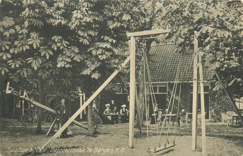 (388-551-041) Bergen  Speeltuin bij Cafe Duinvermaak, Verzamelen, Ansichtkaarten | Nederland, Noord-Holland, Verzenden