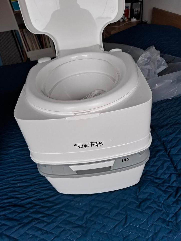 Draagbaar Toilet voor Camping - Porta Potti, Caravans en Kamperen, Kampeeraccessoires, Zo goed als nieuw, Ophalen of Verzenden