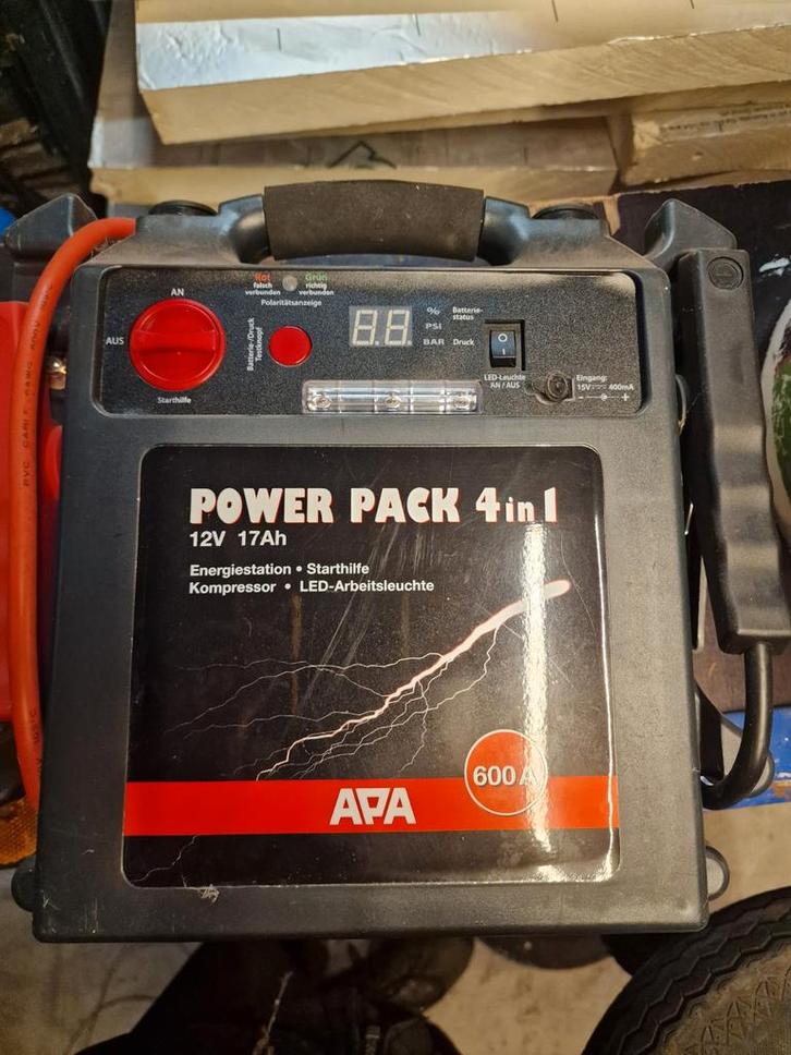 Power Pack 4 in 1 Starhulp, Auto diversen, Jumpstarters, Gebruikt, Ophalen of Verzenden