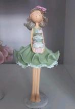Ballerina Meisje met Cupcakes - Decoratief Beeldje, Verzamelen, Beelden en Beeldjes, Ophalen of Verzenden, Zo goed als nieuw, Mens