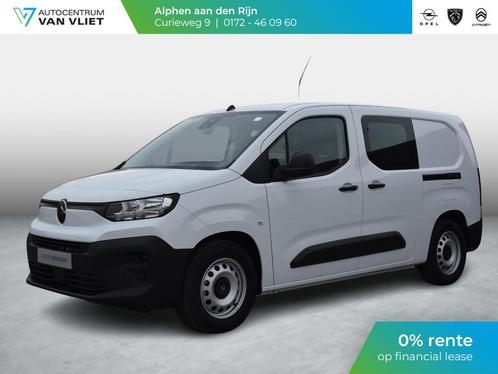 Citroen ë-Berlingo 136 Flex Crewcab L2 50 kWh | 0% rente |, Auto's, Bestelauto's, Bedrijf, Te koop, ABS, Airbags, Alarm, Boordcomputer