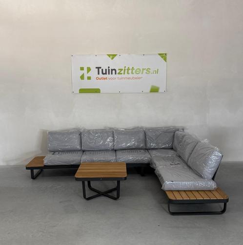 Hartman Vilette 3-Delige Hoekset, Tuin en Terras, Tuinsets en Loungesets, Nieuw, Loungeset, Aluminium, 5 zitplaatsen, Bank, Ophalen